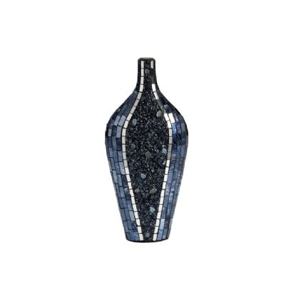 IL70250  Sapphire Mosaic Vase Small